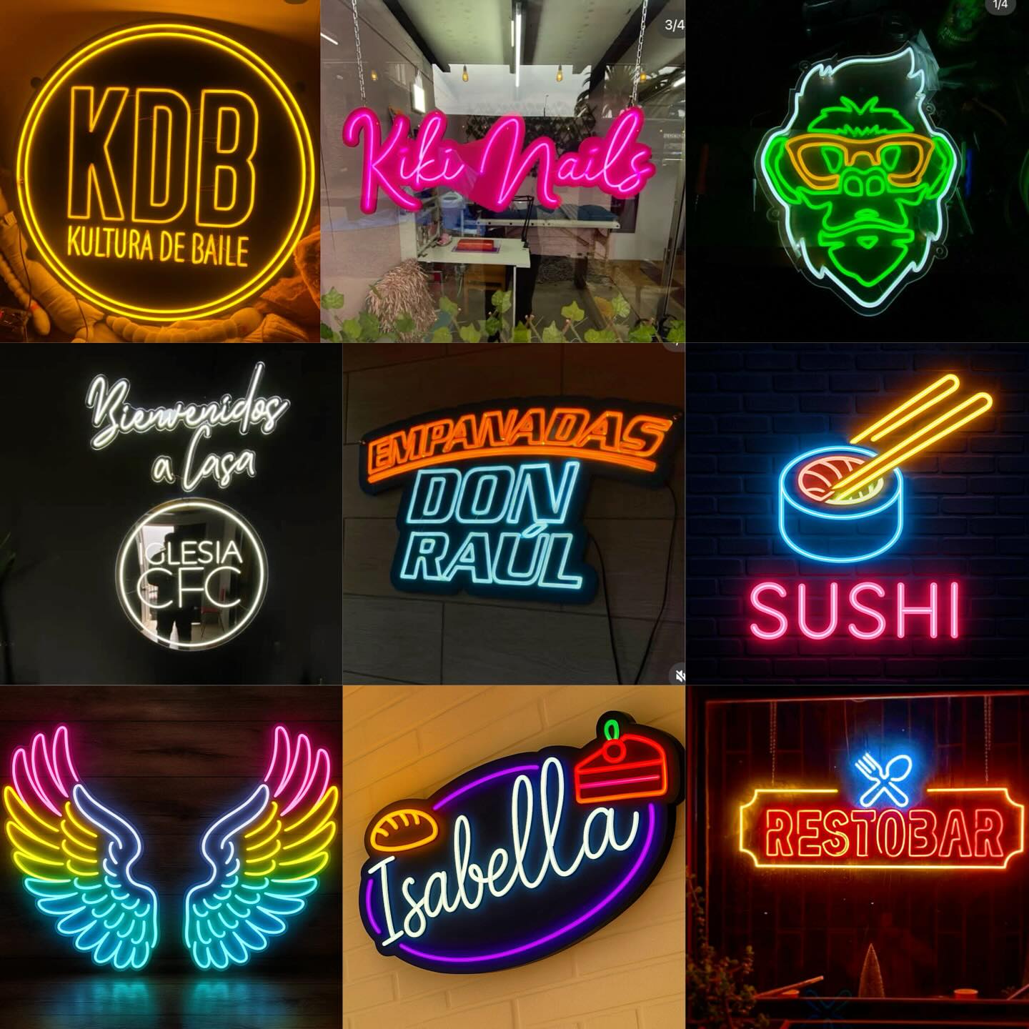 Letreros personalizados para tu negocio !💡😍💖
